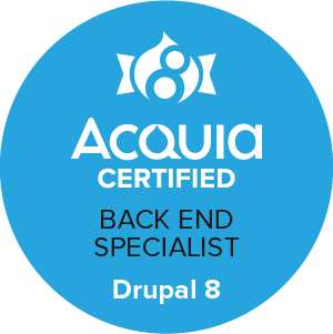 D8 Backend Specialist Badge