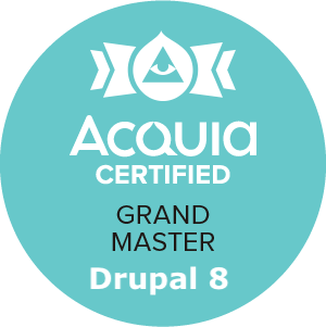 Drupal 8 Grand Master Badge